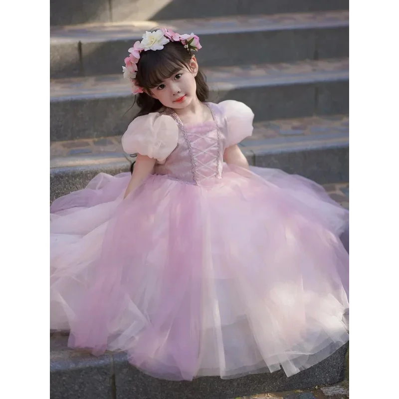 Rapunzel dress girl baby tangled disguise carnival girl princess dress Vestido kids birthday party gown Halloween clothes @ 0z *
Rapunzel dress girl baby tangled disguise carnival girl princess dress Vestido kids birthday party gown Halloween clothes @ 0z *