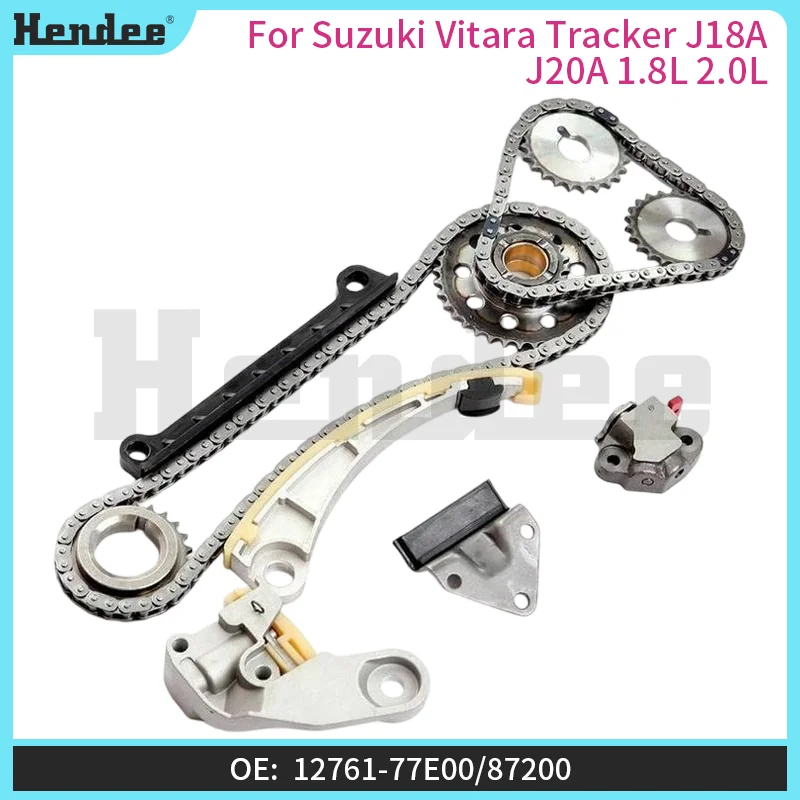 For Suzuki Vitara Tracker J18A J20A 1.8L 2.0L Timing Chain Kit,Automotive Parts OE:12761-77E00/87200,12762-77E00/87200
For Suzuki Vitara Tracker J18A J20A 1.8L 2.0L Timing Chain Kit,Automotive Parts OE:12761-77E00/87200,12762-77E00/87200