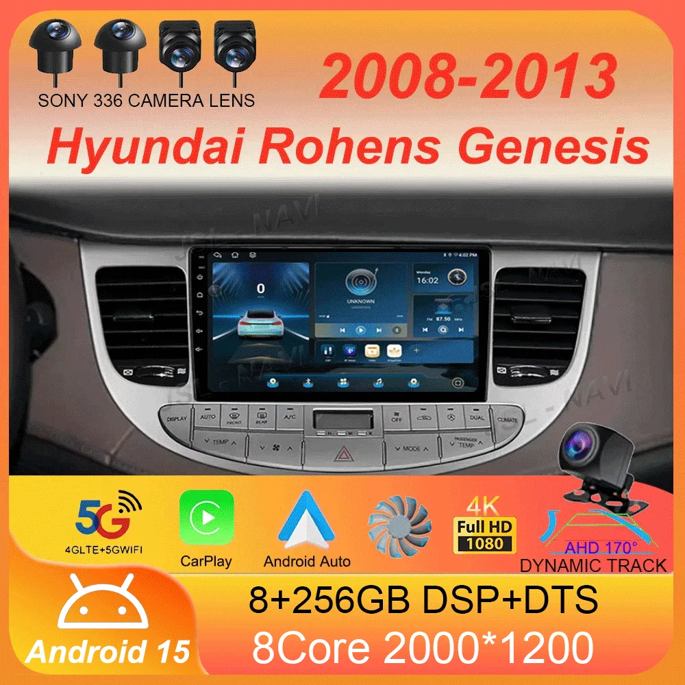 Android 15 All In One Car Radio DSP QLED Carplay Auto For Hyundai Rohens Genesis 2008 - 2013 Multimedia Dvd Player GPS Stereo
Android 15 All In One Car Radio DSP QLED Carplay Auto For Hyundai Rohens Genesis 2008 - 2013 Multimedia Dvd Player GPS Stereo