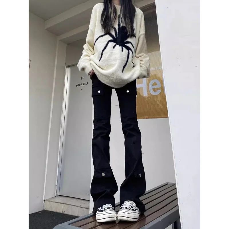 American Hot Girl Multi-Pocket Workwear Jeans WomenvibeWind Slimming Draping Slightly Mop PantsinsTide
American Hot Girl Multi-Pocket Workwear Jeans WomenvibeWind Slimming Draping Slightly Mop PantsinsTide