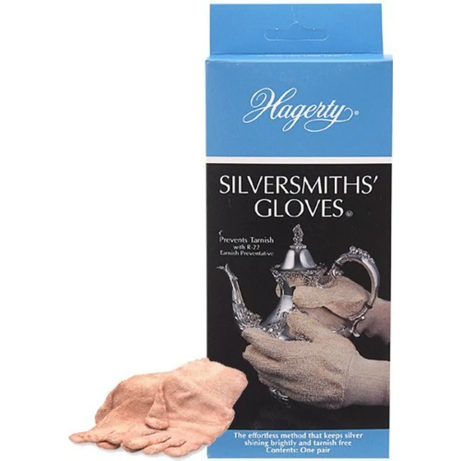 Silversmith's Gloves, 1 Pair - Clean, Polish, and Prevent Tarnish
Silversmith's Gloves, 1 Pair - Clean, Polish, and Prevent Tarnish