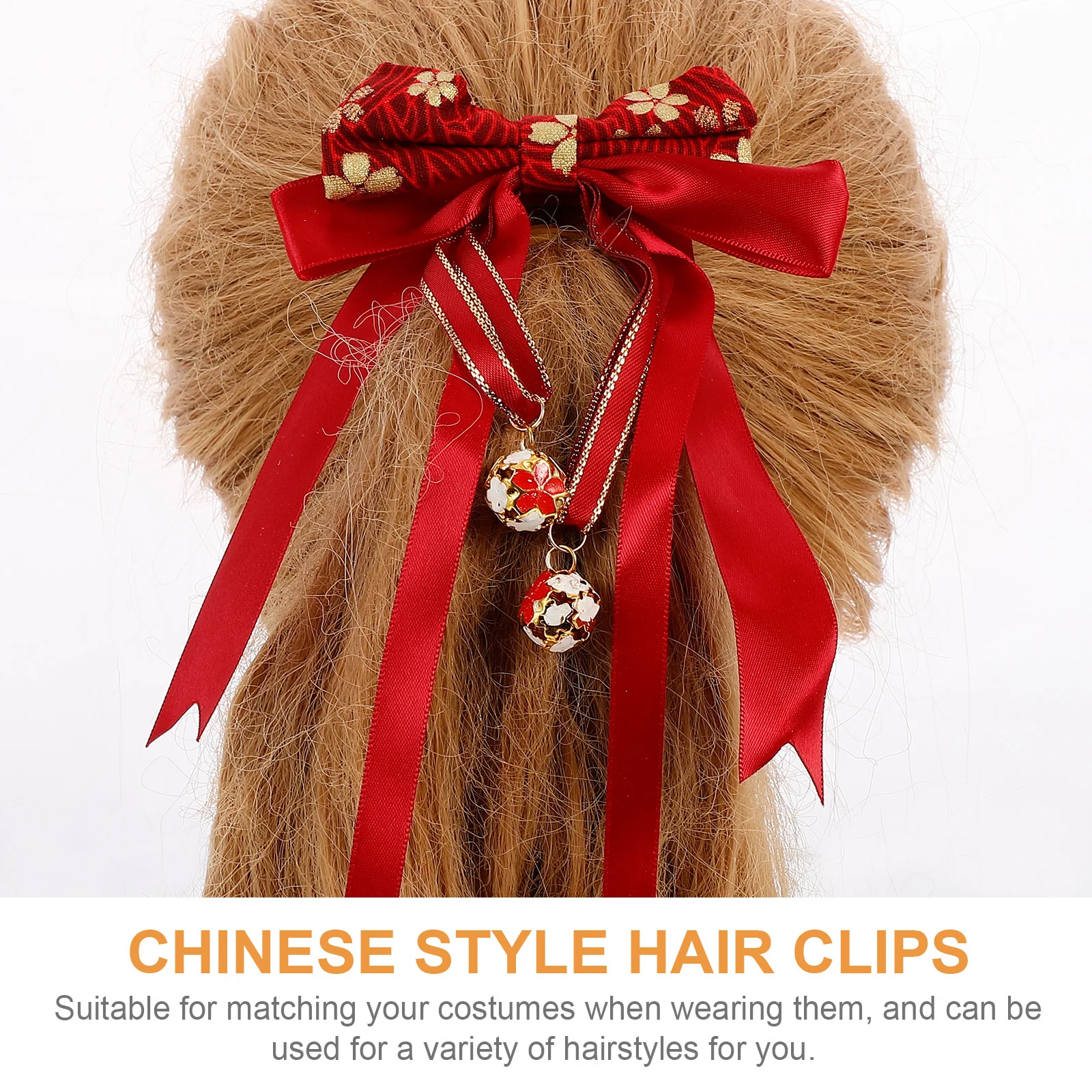 2pcs Bow Hairpins Chinese Style Red Clips Lightweight Durable Hair Barrettes For Women Fashion Hair Accessories Decor
2pcs Bow Hairpins Chinese Style Red Clips Lightweight Durable Hair Barrettes For Women Fashion Hair Accessories Decor