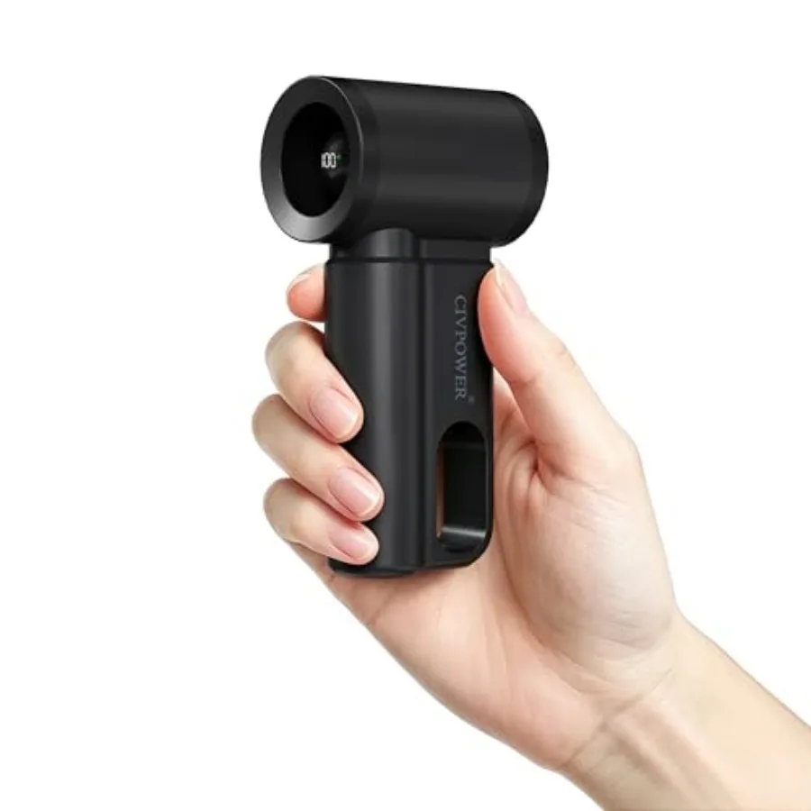 Portable Mini Fan Handheld: Personal Travel Fan USB Rechargeable - 100 Speed Turbo Fan with LED Display - Pocket Size 8H Max Ru
Portable Mini Fan Handheld: Personal Travel Fan USB Rechargeable - 100 Speed Turbo Fan with LED Display - Pocket Size 8H Max Ru