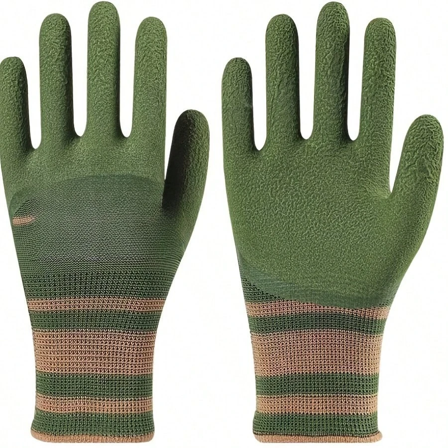 Green Anti-Stick & -Resistant Household Gloves - Water & Cut Resistance, Non-Slip Grip, Suitable For Weeding, Cleaning, Plant Care - Compatible With Rose, Agave & Other Sharp Plants - For Indoor, Kitchen, Car & Home Use
Green Anti-Stick & -Resistant Household Gloves - Water & Cut Resistance, Non-Slip Grip, Suitable For Weeding, Cleaning, Plant Care - Compatible With Rose, Agave & Other Sharp Plants - For Indoor, Kitchen, Car & Home Use