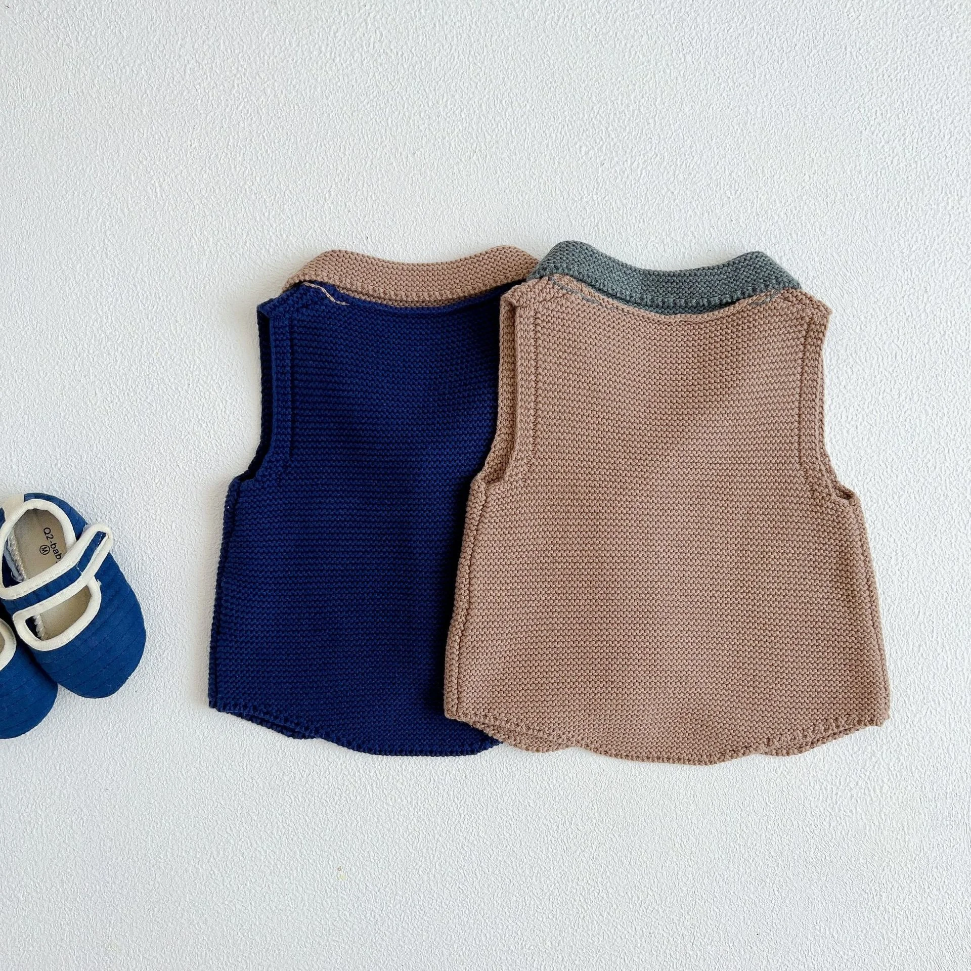 Girls Boys Warmth Single-Breasted Baby Sweater Waistcoats 100% Organic Cotton Toddler Knitted Vest Infant Outfit Tops 0-36Months
Girls Boys Warmth Single-Breasted Baby Sweater Waistcoats 100% Organic Cotton Toddler Knitted Vest Infant Outfit Tops 0-36Months