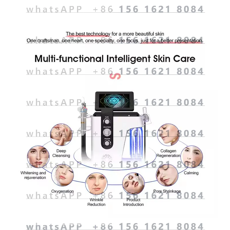 Portable 8 In1 Device Hydra Machine for Deep Cleaning Salon Use