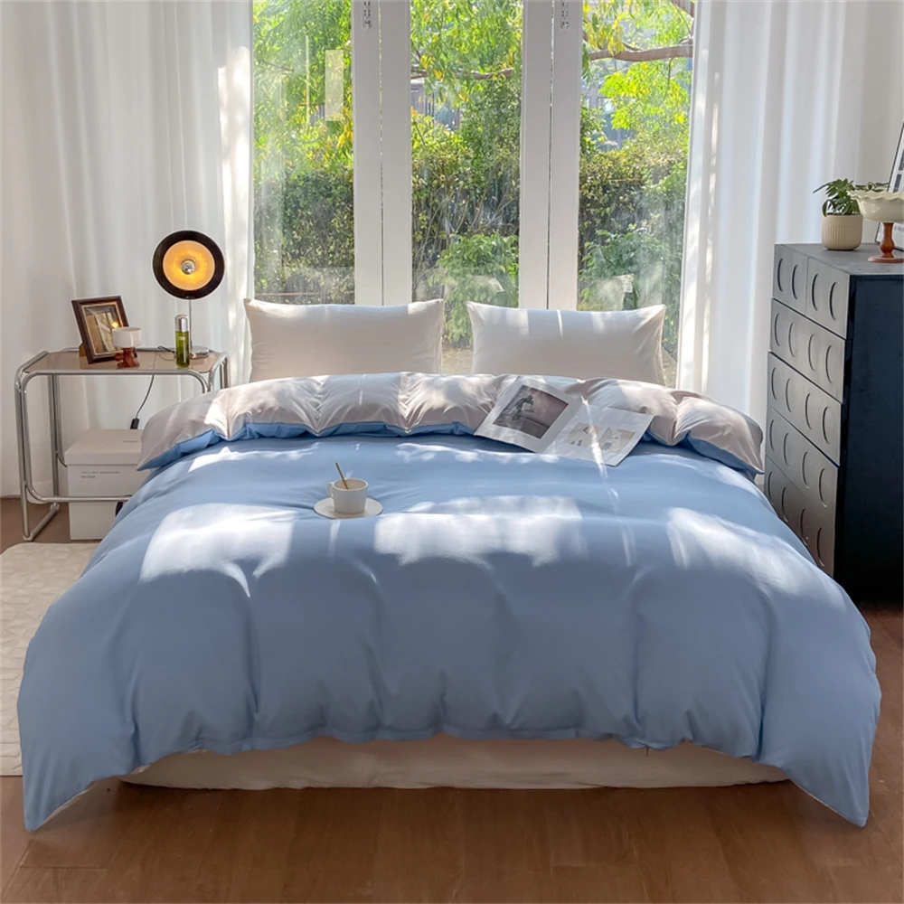 Solid Color Duvet Cover Single Comforter Covers housse de couette Bed Cover Home Bedroom 220x240cm Queen King Size Quilt Covers
Solid Color Duvet Cover Single Comforter Covers housse de couette Bed Cover Home Bedroom 220x240cm Queen King Size Quilt Covers