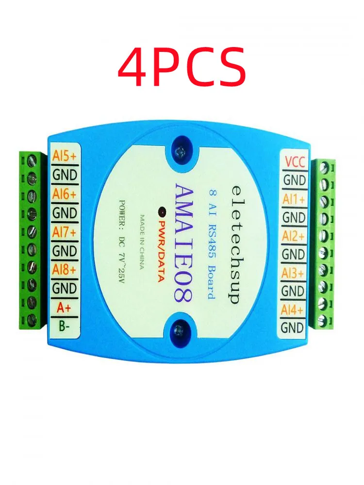 DC 12V 24V 8 Channels RS485 4-20MA Current Collector Module OR RS485 0-10V Voltage collector
DC 12V 24V 8 Channels RS485 4-20MA Current Collector Module OR RS485 0-10V Voltage collector