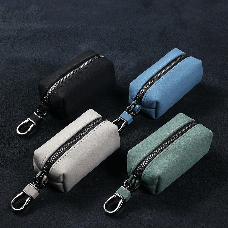 Portable Keychain Wallet For Men Women Large-Capacity Double Zipper Key Pouch Bag Suede Leather Storage Bags Unisex Coin Purse
Portable Keychain Wallet For Men Women Large-Capacity Double Zipper Key Pouch Bag Suede Leather Storage Bags Unisex Coin Purse