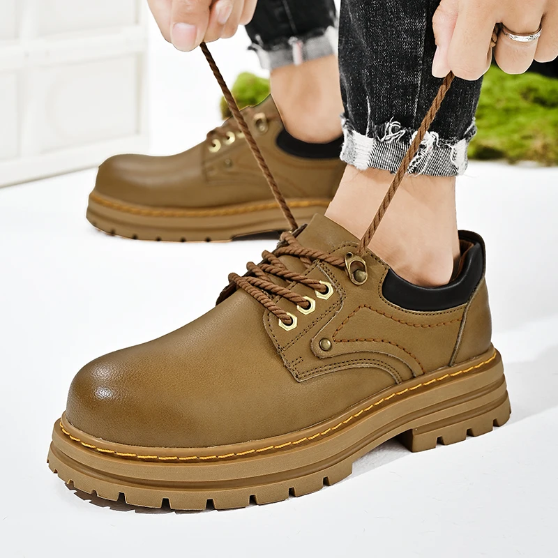 Outdoor British Style Round Toe Leather Shoe Men Oxfords Business Formal Men Leather Shoes Office Formal Men Work Shoes Sneakers
Outdoor British Style Round Toe Leather Shoe Men Oxfords Business Formal Men Leather Shoes Office Formal Men Work Shoes Sneakers