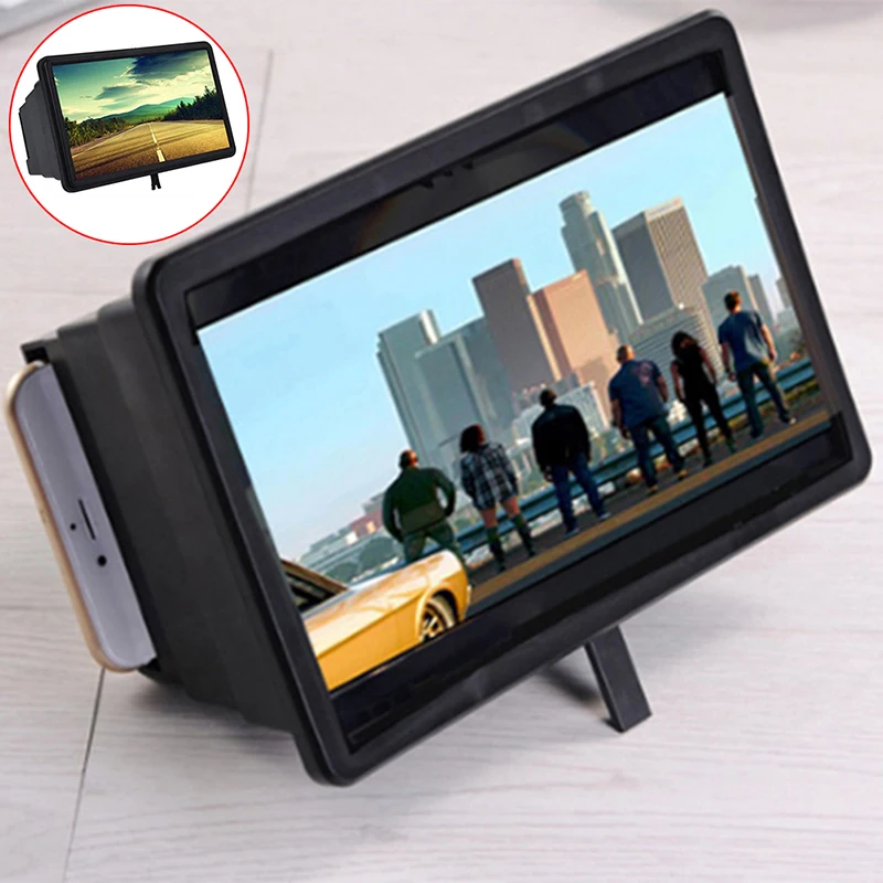 Universal Portable Mobile Phone Screen Magnifier 3D Enlarger Magnifying Amplifier Bracket Foldable Desk Smartphone Holder Stand
Universal Portable Mobile Phone Screen Magnifier 3D Enlarger Magnifying Amplifier Bracket Foldable Desk Smartphone Holder Stand
