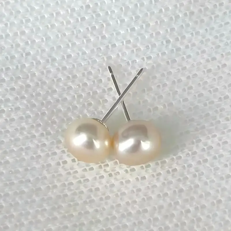 JUNYE Silver 925 Light Orange Pearl Stud Earrings 5A 4-5mm 5-6mm 6-7mm Simple Elegant Aurora Pearl Women's Jewelry Birthday Gift
JUNYE Silver 925 Light Orange Pearl Stud Earrings 5A 4-5mm 5-6mm 6-7mm Simple Elegant Aurora Pearl Women's Jewelry Birthday Gift