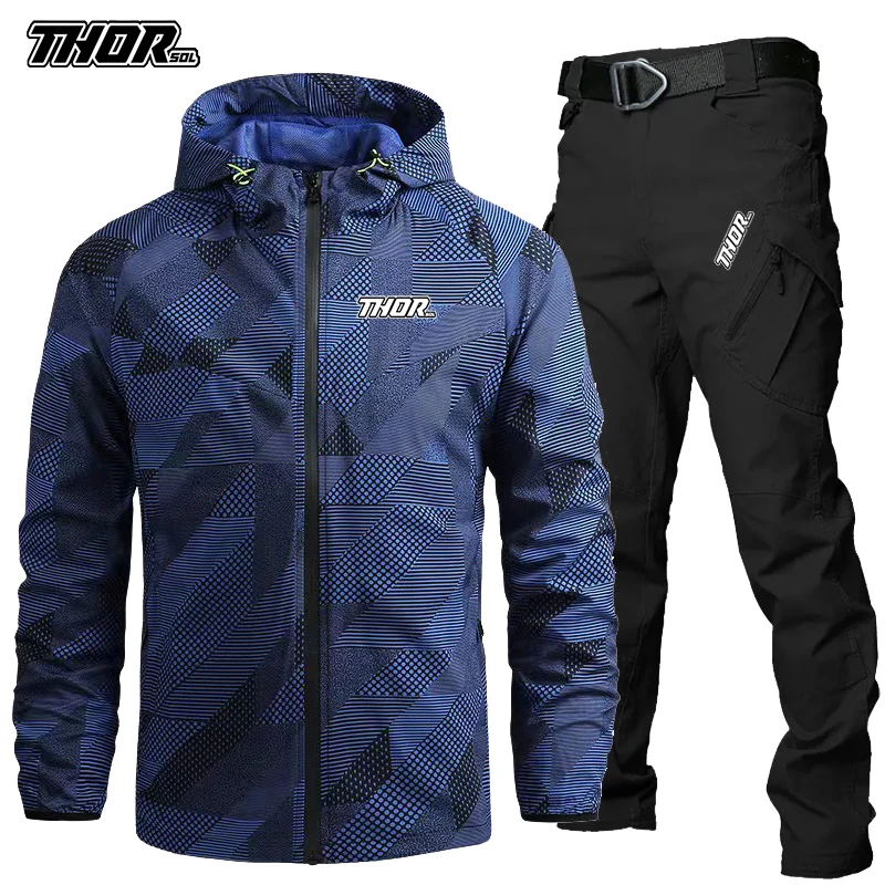 THORSOL Motorcycle Racing Cycling Jersey Set Mountain Bike Jacket Road Bicycle Clothing Mens MTB Windbreaker Wielerkleding Heren
THORSOL Motorcycle Racing Cycling Jersey Set Mountain Bike Jacket Road Bicycle Clothing Mens MTB Windbreaker Wielerkleding Heren