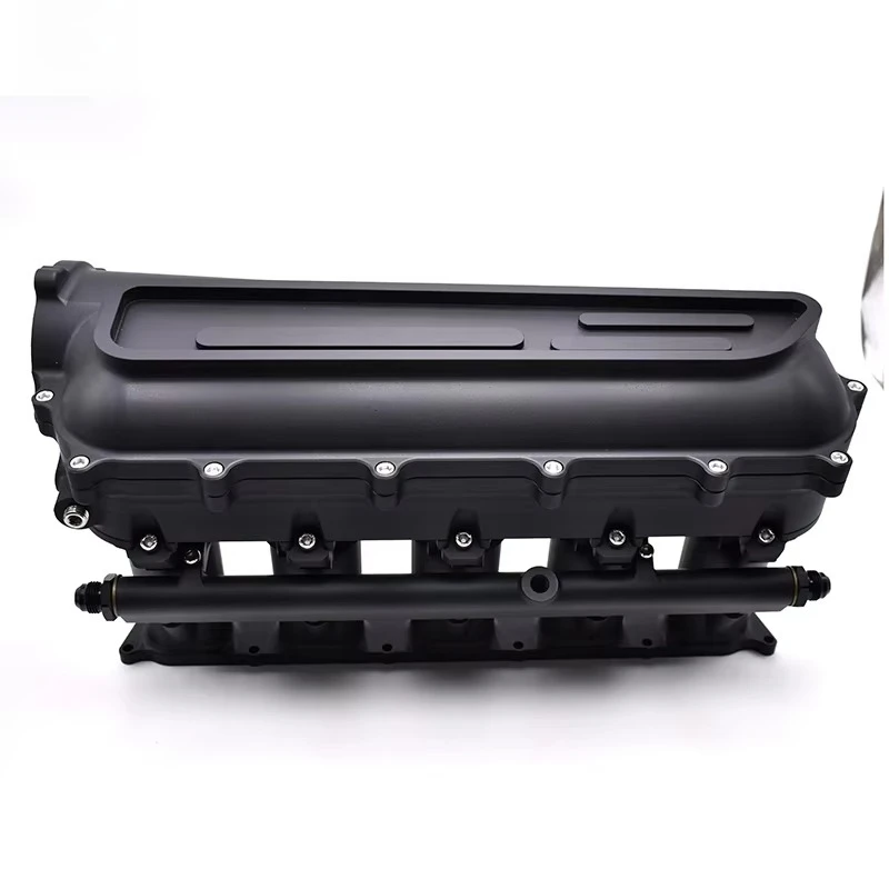 Racing Billet Aluminum Intake Manifold 80mm Throttle Body Intake Manifold for 1 EA855 Engine