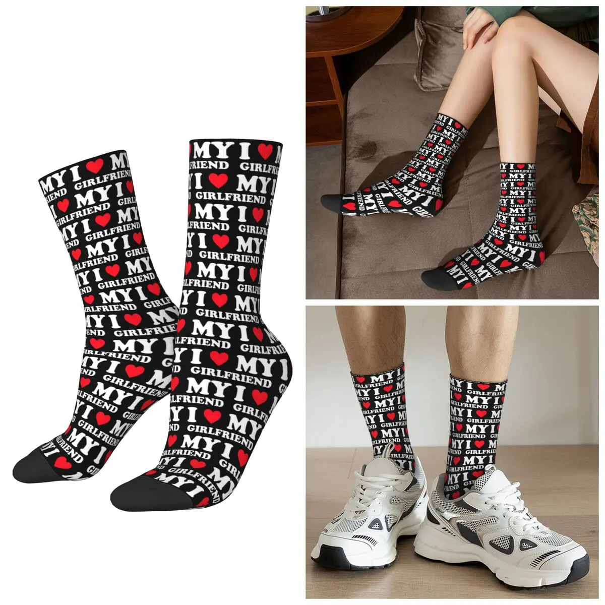 All Seasons I Love My Girlfriend Socks Harajuku Sport Middle Tube Socks Super Soft Stockings for Men Women Christmas Gifts
All Seasons I Love My Girlfriend Socks Harajuku Sport Middle Tube Socks Super Soft Stockings for Men Women Christmas Gifts