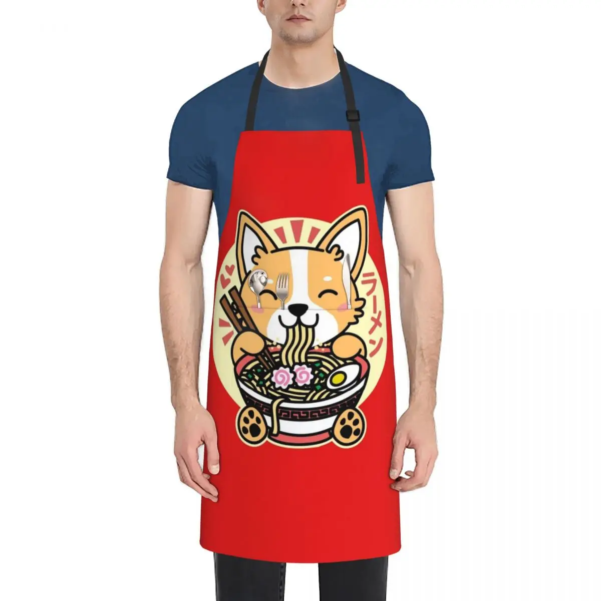 Corgi Eating Ramen Cute Kawaii Noodles Apron bib cook wear Kitchen Apras For Women Waterproof women Apron
Corgi Eating Ramen Cute Kawaii Noodles Apron bib cook wear Kitchen Apras For Women Waterproof women Apron