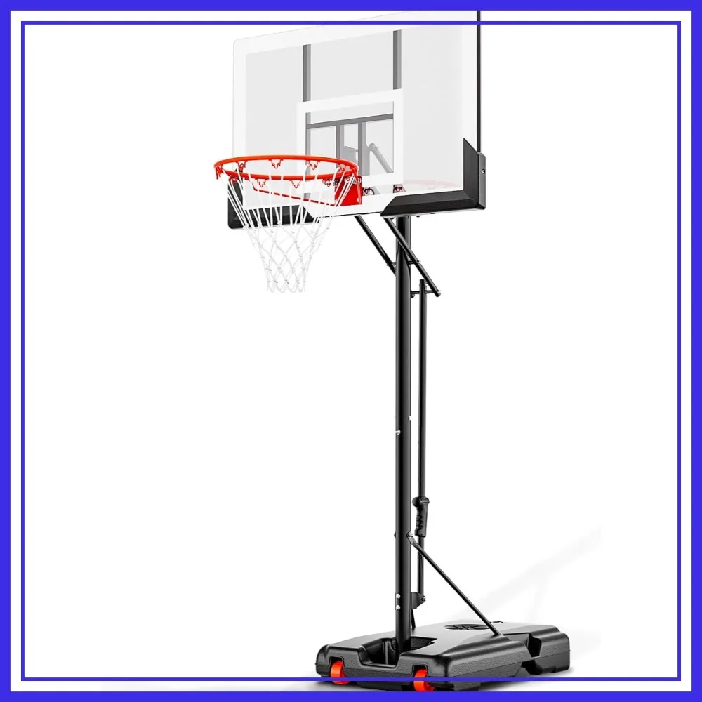 44 Inch Portable Basketball Hoop, 4.8-10ft Adjustable Height for Kids Youth Adults, Outdoor Indoor Backyard Court
44 Inch Portable Basketball Hoop, 4.8-10ft Adjustable Height for Kids Youth Adults, Outdoor Indoor Backyard Court