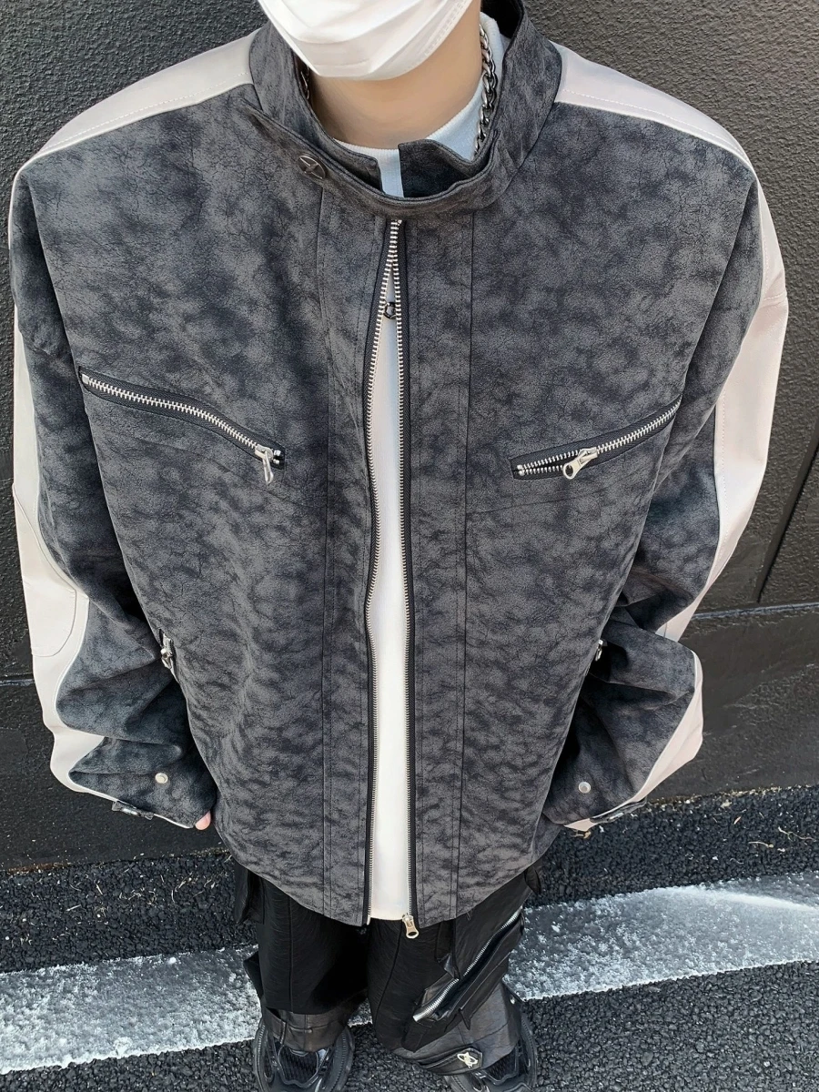 Новая осенне-зимняя кожаная куртка-косуха с длинными рукавами, воротником-стойкой и накладками на плечах, в стиле ретро, матовая, для пар
Новая осенне-зимняя кожаная куртка-косуха с длинными рукавами, воротником-стойкой и накладками на плечах, в стиле ретро, матовая, для пар