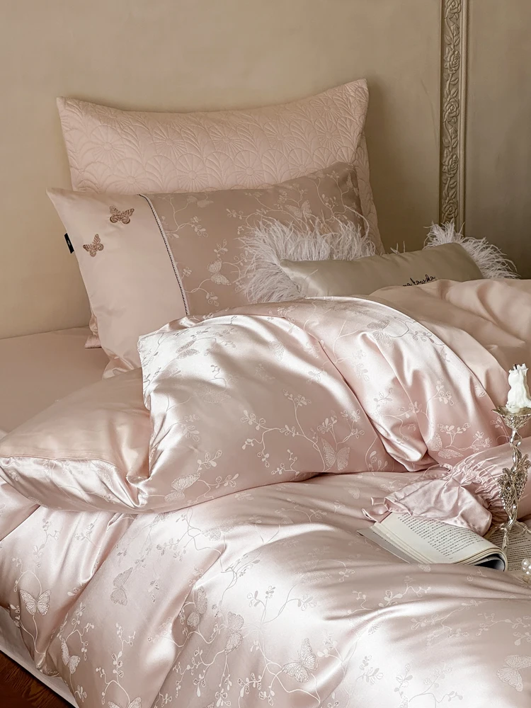 Embroidered Long Velvet Cotton Four-Piece Bedding Set Pure Cotton Satin Stitch Coverlet Bedding Accessories
Embroidered Long Velvet Cotton Four-Piece Bedding Set Pure Cotton Satin Stitch Coverlet Bedding Accessories