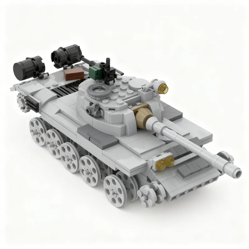 NEW 363PCS MOC Military T55 Tank Model Technology DIY Creative Assembly Building Blocks Display Birthday Gift Decoration Home
NEW 363PCS MOC Military T55 Tank Model Technology DIY Creative Assembly Building Blocks Display Birthday Gift Decoration Home