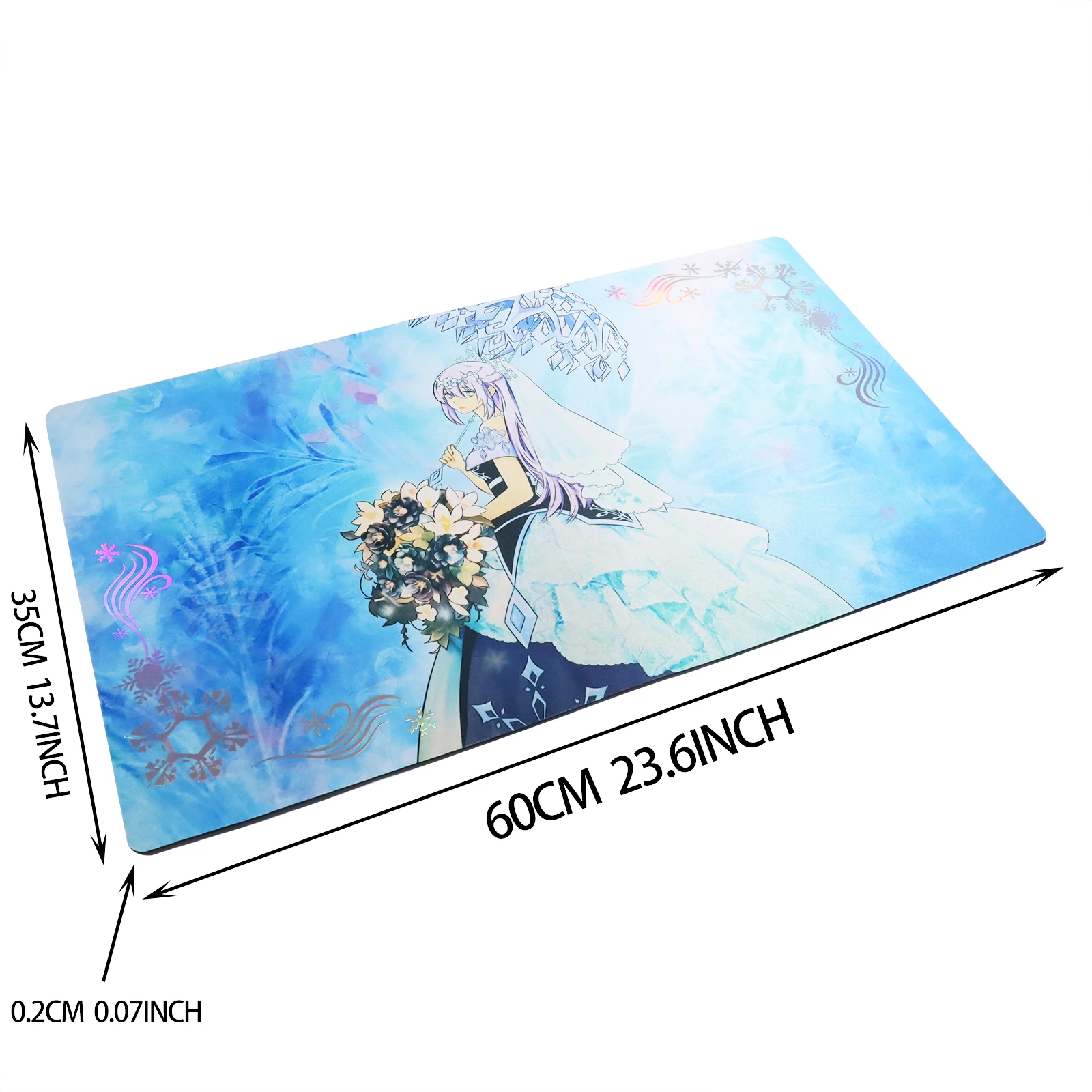 2mm YuGiOh DIY Foil Holographic Playmat Teardrop The Rikka Queen Ranking Shinny YGO Game Anime Mat Mouse Pad Custom Desk +Bag
2mm YuGiOh DIY Foil Holographic Playmat Teardrop The Rikka Queen Ranking Shinny YGO Game Anime Mat Mouse Pad Custom Desk +Bag