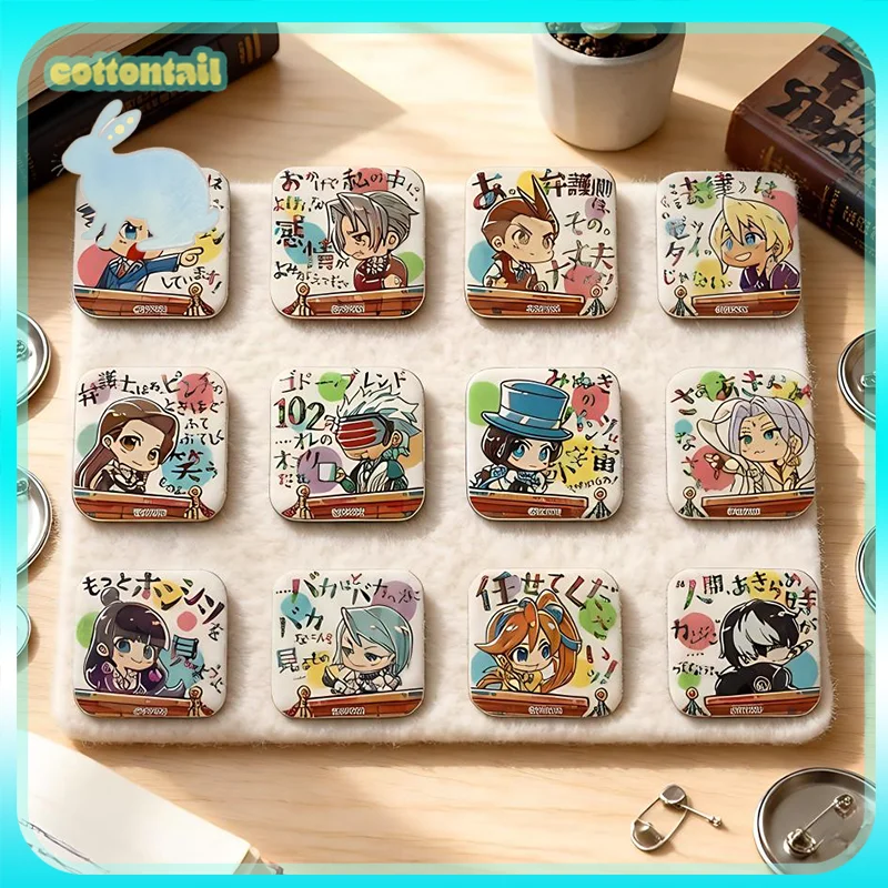Original Ace Attorney Square Character Blind Box Badges Phoenix Wright Peripheral Ornament Acg Goods Collect Toys Girls Gift
Original Ace Attorney Square Character Blind Box Badges Phoenix Wright Peripheral Ornament Acg Goods Collect Toys Girls Gift