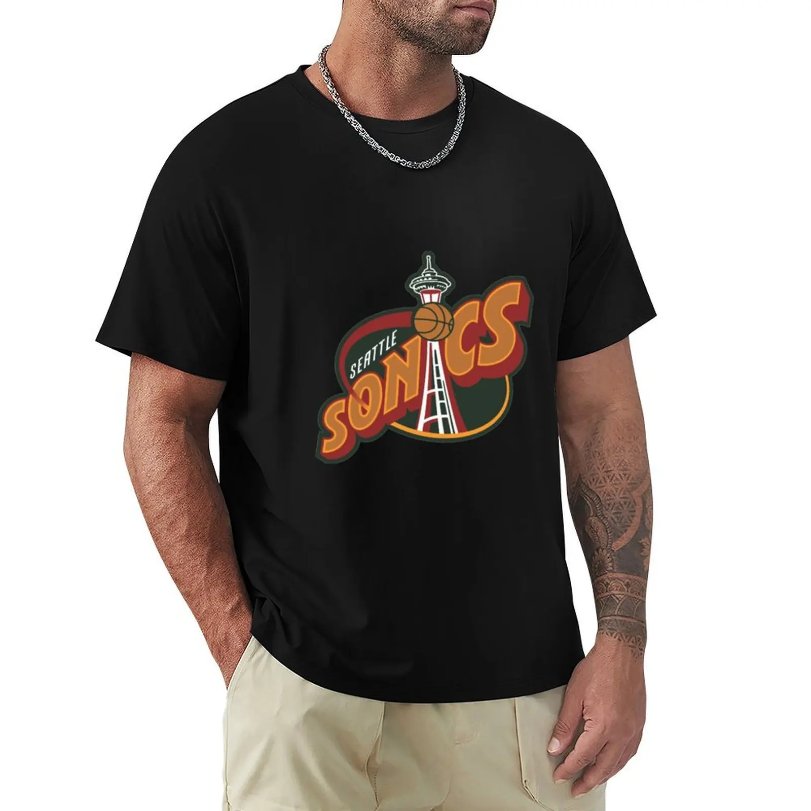 seattle sonic T-Shirt Minimalist Casual Short Sleeve Top
seattle sonic T-Shirt Minimalist Casual Short Sleeve Top