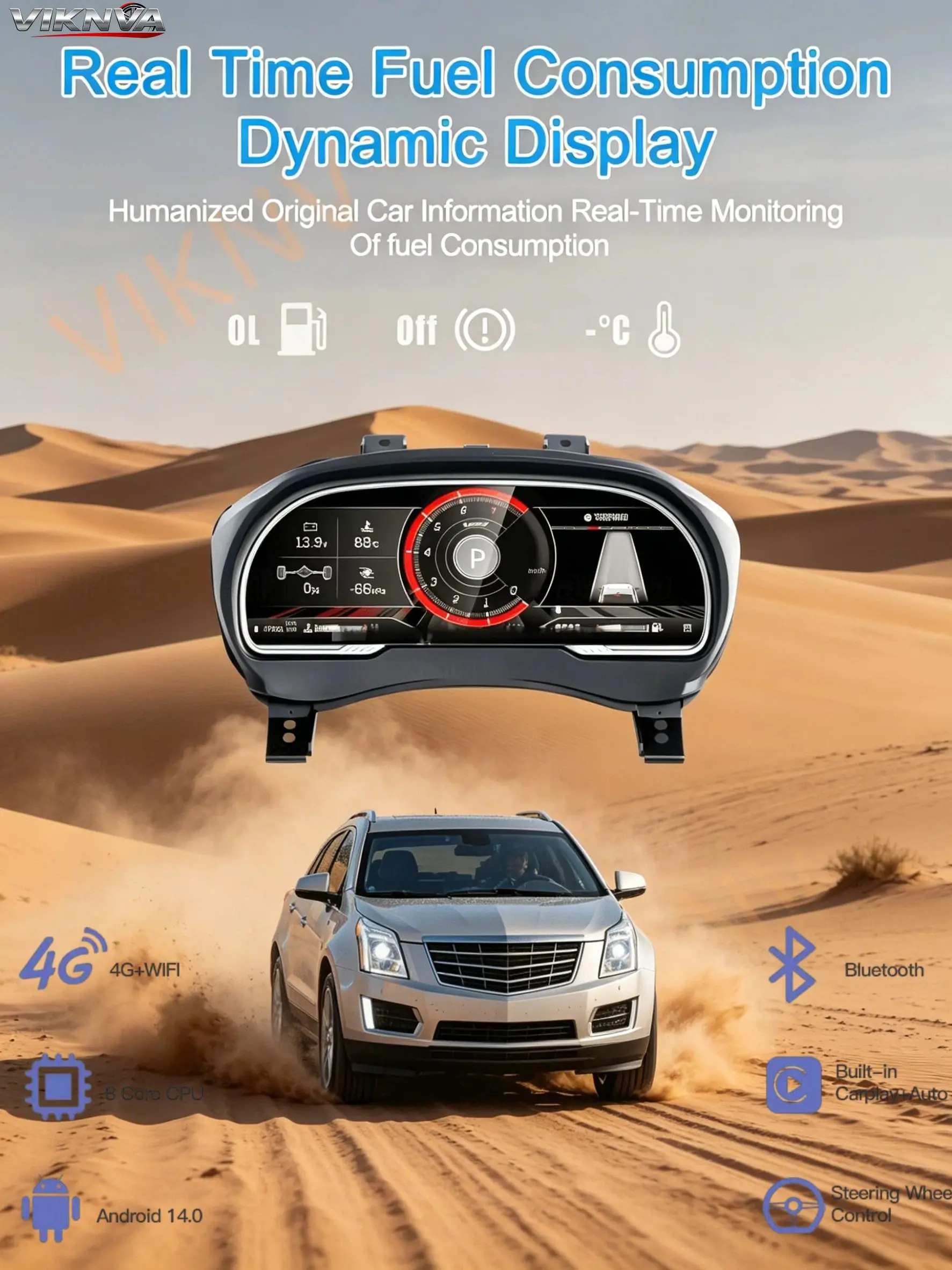 For Cadillac ATS 2014-2017 LCD Digital Dashboard Carplay Speedometer Instrument Panel Virtual Cockpit Tachometer Clock
For Cadillac ATS 2014-2017 LCD Digital Dashboard Carplay Speedometer Instrument Panel Virtual Cockpit Tachometer Clock
