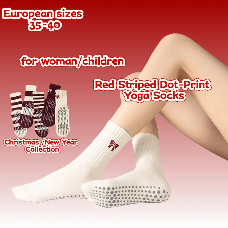 Европейские размеры 35–40, 1 пара красных полосатых носков для йоги с галстуком-бабочкой и пунктирными акцентами — рождественское и новогоднее издание
Европейские размеры 35–40, 1 пара красных полосатых носков для йоги с галстуком-бабочкой и пунктирными акцентами — рождественское и новогоднее издание