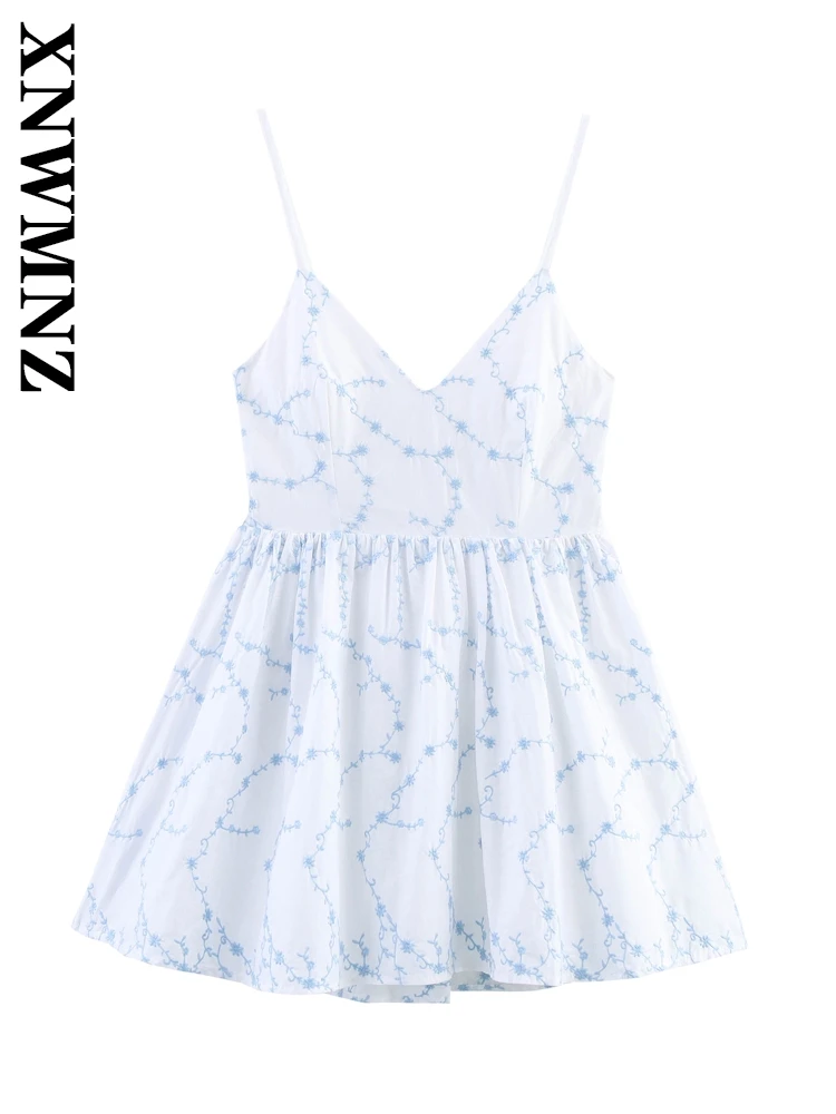 XNWMNZ 2025 Summer Woman's Sexy boho V-Collar Sleeveless mini Holiday Party Female Shoulder Backless thin shoulder strap Dresses
XNWMNZ 2025 Summer Woman's Sexy boho V-Collar Sleeveless mini Holiday Party Female Shoulder Backless thin shoulder strap Dresses