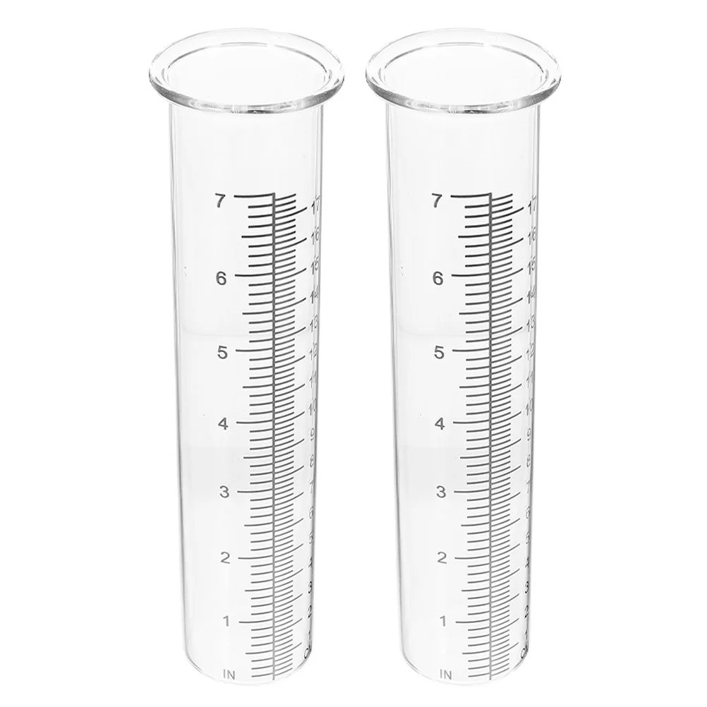 2Pcs Plastic Rain Gauge Replacement Tubes 7 Inch Capacity Clear Scale for Accurate Rainfall Measurement in Garden Yard Lawn
2Pcs Plastic Rain Gauge Replacement Tubes 7 Inch Capacity Clear Scale for Accurate Rainfall Measurement in Garden Yard Lawn