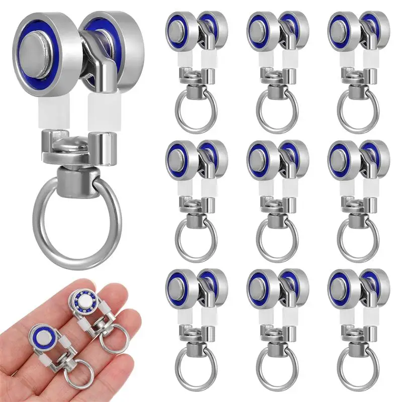 10pcs Curtain Track Rollers Metal Curtain Pulleys Mute Glider Slide Rail Pulleys For Windows Shower Hardware Replacement
10pcs Curtain Track Rollers Metal Curtain Pulleys Mute Glider Slide Rail Pulleys For Windows Shower Hardware Replacement