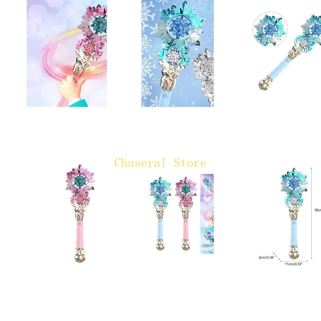 E7CE Glowing Fairy Wand SnowQueen Costume for Girl Outdoor Summer LED Music Wand RolePlaying Party Supply
E7CE Glowing Fairy Wand SnowQueen Costume for Girl Outdoor Summer LED Music Wand RolePlaying Party Supply