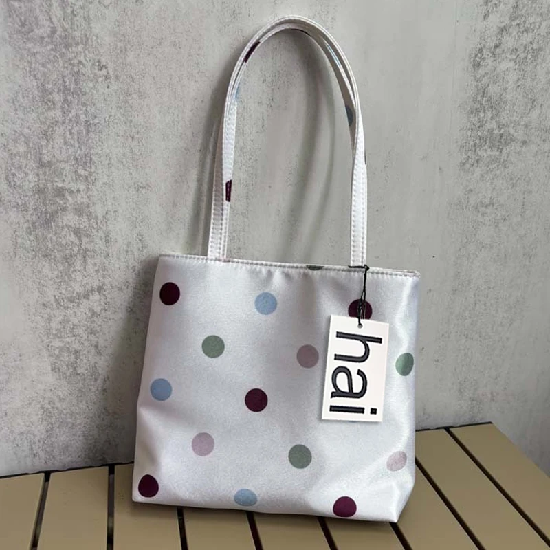 Elegant Lightweight Ladies Silk Satin Colorful Polkadot Square Underarm Shoulder Tote, Casual Commuting Handbag for Work & Daily
Elegant Lightweight Ladies Silk Satin Colorful Polkadot Square Underarm Shoulder Tote, Casual Commuting Handbag for Work & Daily