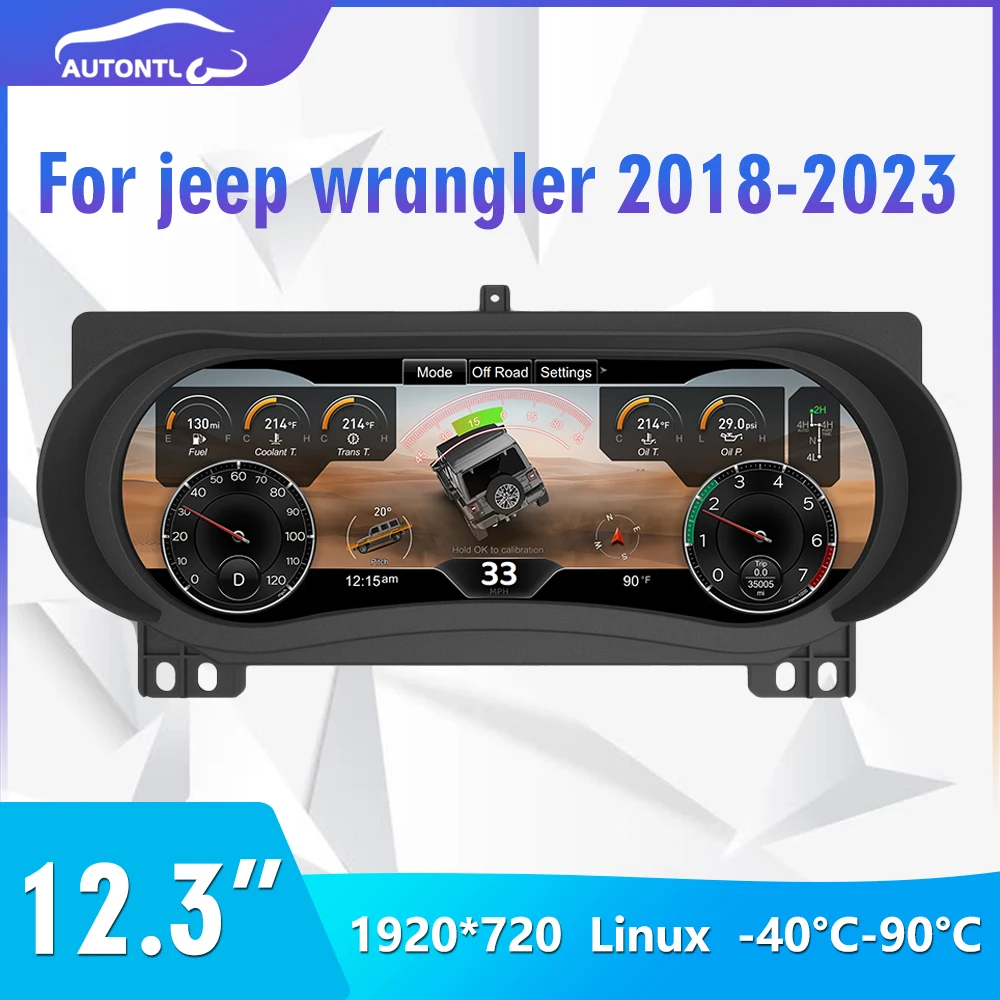 Кластер NaviHua Digitale для Jeep Wrangler 2018-2023 Linux, автомобильный ЖК-дисплей Snel Mitenmeter Virtuele Cockpit Dash Paneel 12,3 дюйма
Кластер NaviHua Digitale для Jeep Wrangler 2018-2023 Linux, автомобильный ЖК-дисплей Snel Mitenmeter Virtuele Cockpit Dash Paneel 12,3 дюйма