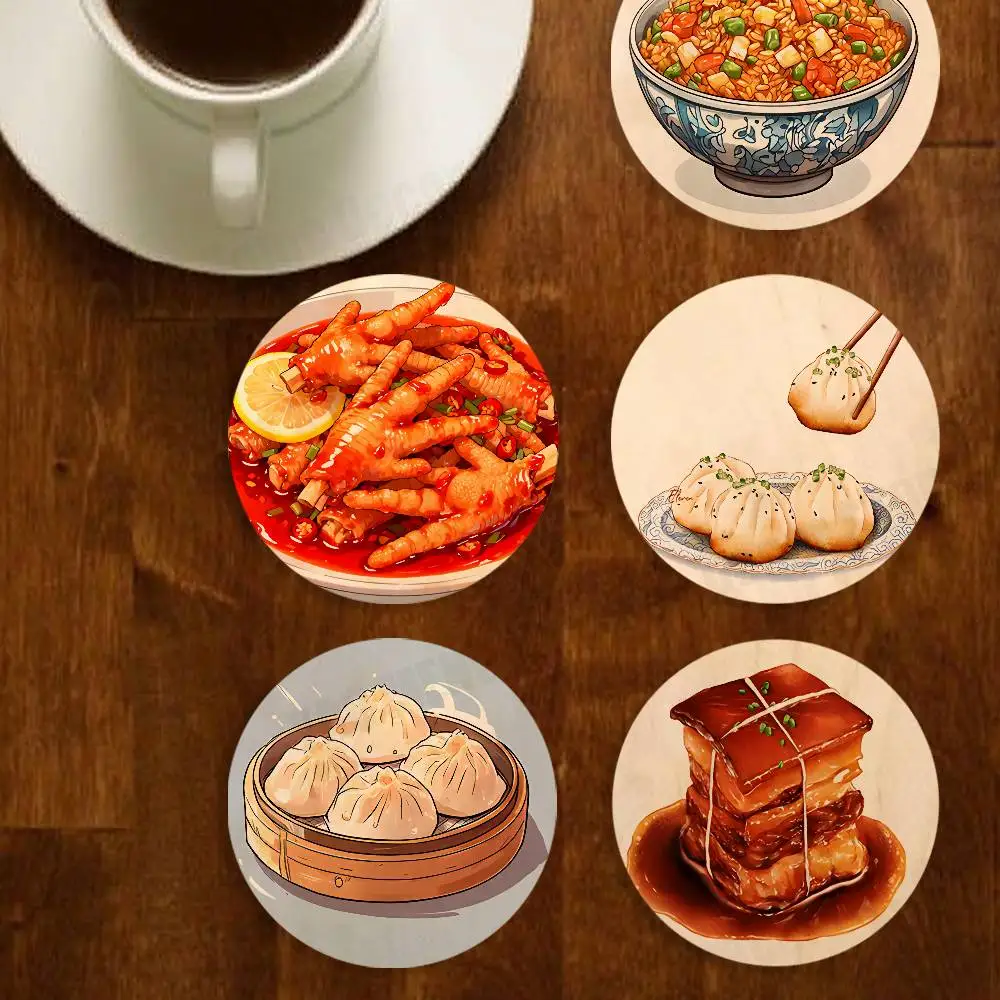 Delicious Chinese Food Elegant Wooden Coaster Handcrafted Wood Grain - Perfect for Coffee, Tea, Home, Bar Decor
Delicious Chinese Food Elegant Wooden Coaster Handcrafted Wood Grain - Perfect for Coffee, Tea, Home, Bar Decor