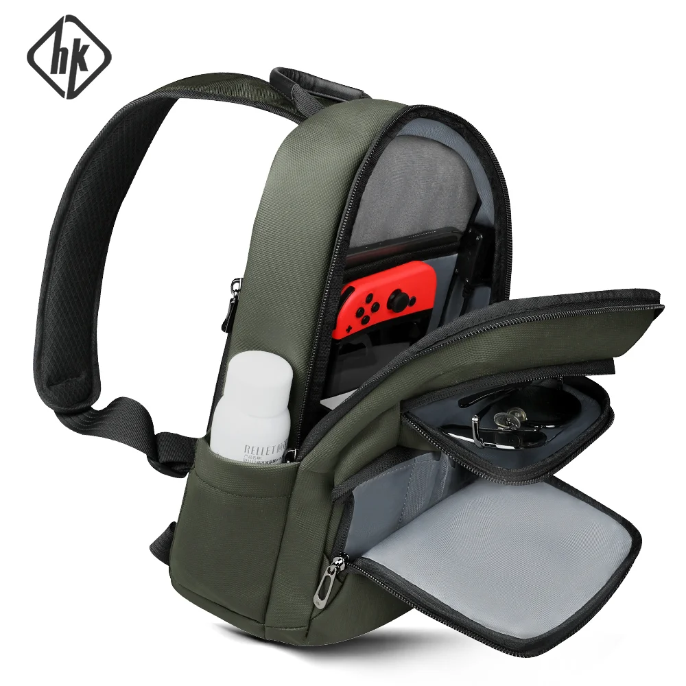 HK Waterproof Men's Shoulder Bag Fit 7.9" iPad Lightweight Crossbody Bag with USB Port Minimalist Phone Pouch for Daily Commute
HK Waterproof Men's Shoulder Bag Fit 7.9" iPad Lightweight Crossbody Bag with USB Port Minimalist Phone Pouch for Daily Commute