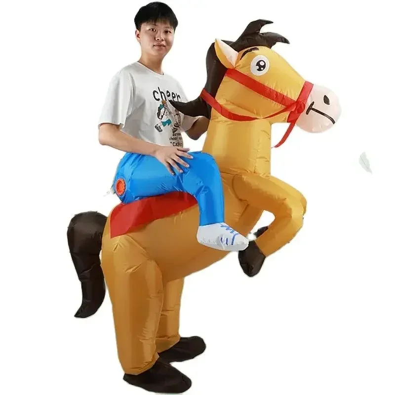 Riding Horse Inflatable Costume Halloween Show Costume Funny Animal Ride Walking Jazz Horse Inflatable Costume
Riding Horse Inflatable Costume Halloween Show Costume Funny Animal Ride Walking Jazz Horse Inflatable Costume