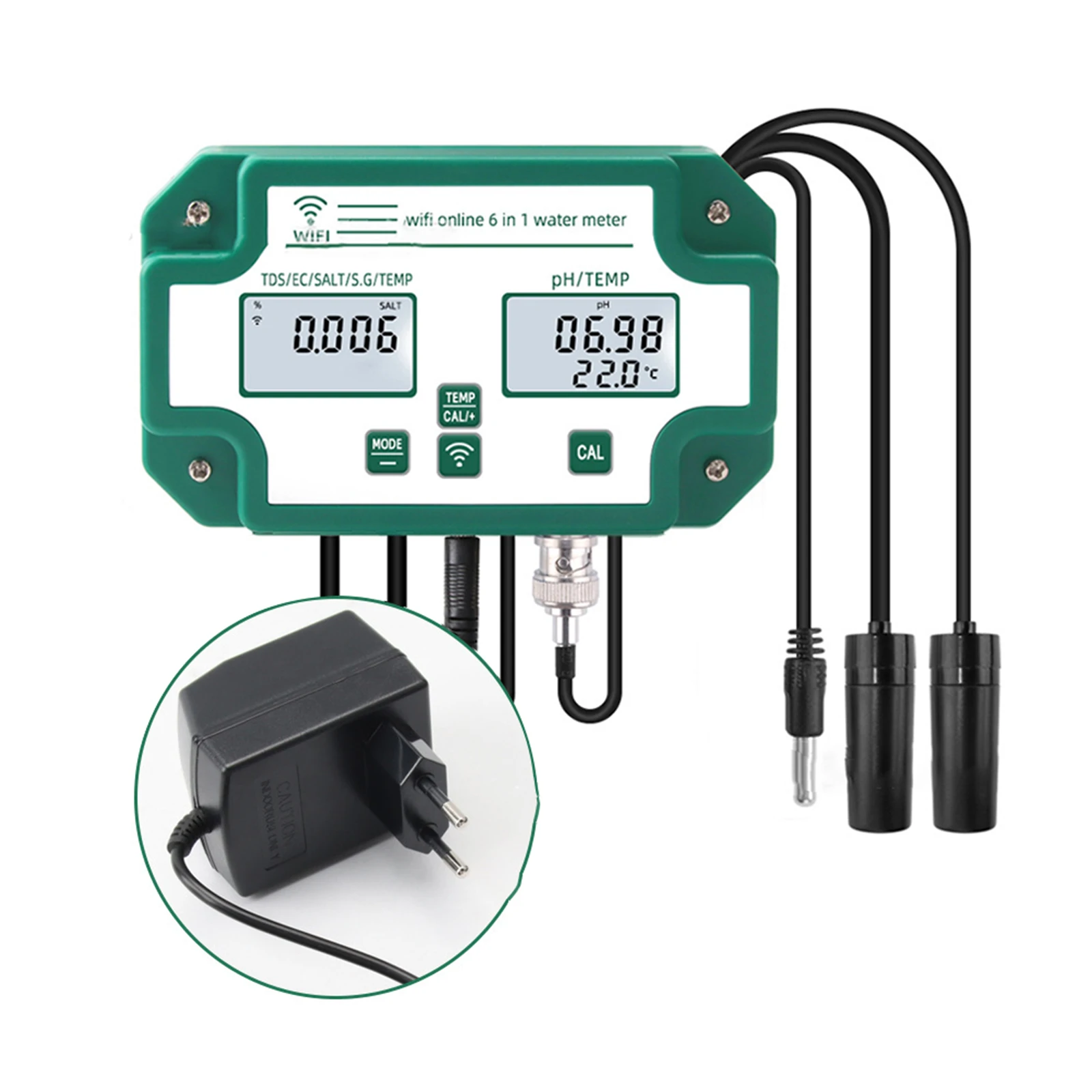 130mmx77mm 31mm Water Quality Tester Electrolysis Device Portable Design Real-time Data Transmission Automatic Calibration
130mmx77mm 31mm Water Quality Tester Electrolysis Device Portable Design Real-time Data Transmission Automatic Calibration