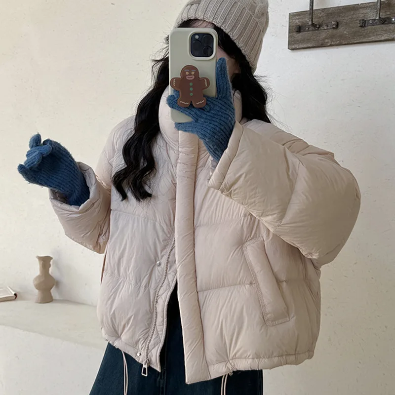 Women's Duck Down Jacket Minimalist Loose Winter Korean Style Thickened Cotton-Padded Jacket Girl's Student Puffer Jacket Shorty
Women's Duck Down Jacket Minimalist Loose Winter Korean Style Thickened Cotton-Padded Jacket Girl's Student Puffer Jacket Shorty