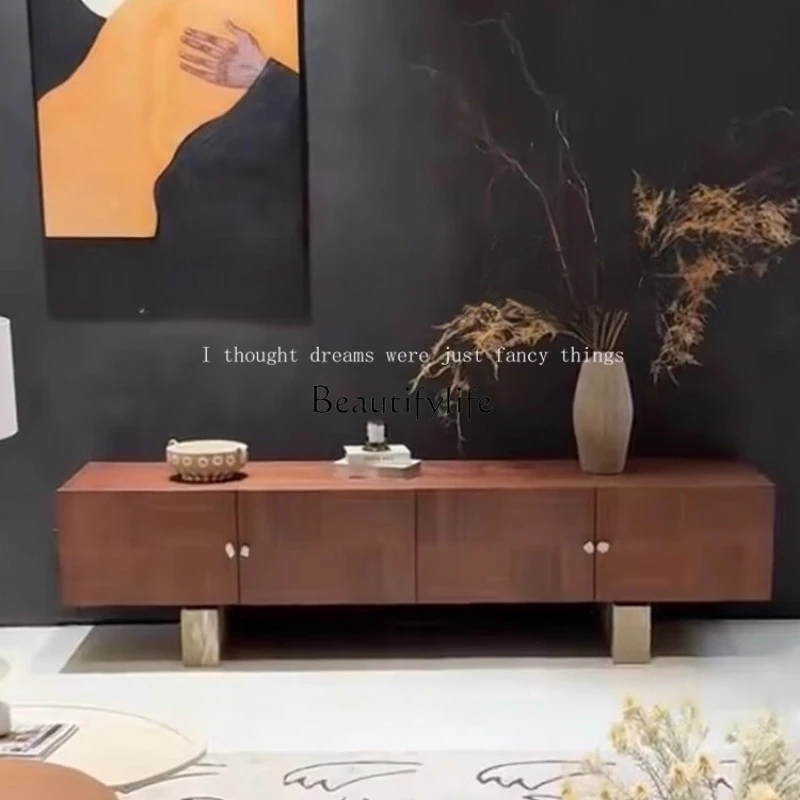 Pre-Aged Minimalist French TV Cabinet Living Room Marble Foot Storage Cabinet
Pre-Aged Minimalist French TV Cabinet Living Room Marble Foot Storage Cabinet