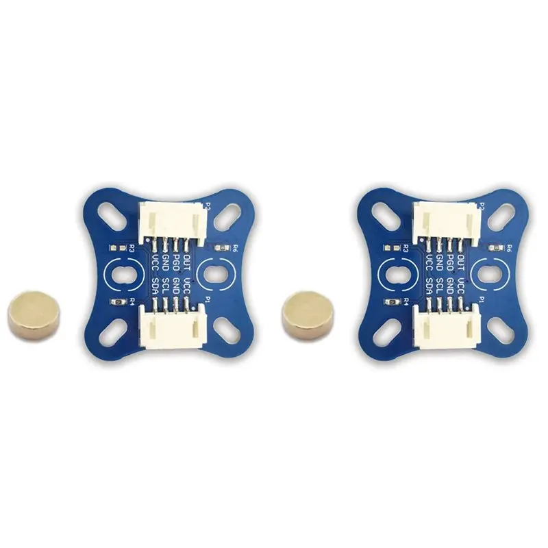 [EYEL!NEW!】 2X AS5600 Magnetic Encoder Module Magnetic Induction Angle Measurement Sensor Module FOC 12Bit High Precision Sensor
[EYEL!NEW!】 2X AS5600 Magnetic Encoder Module Magnetic Induction Angle Measurement Sensor Module FOC 12Bit High Precision Sensor