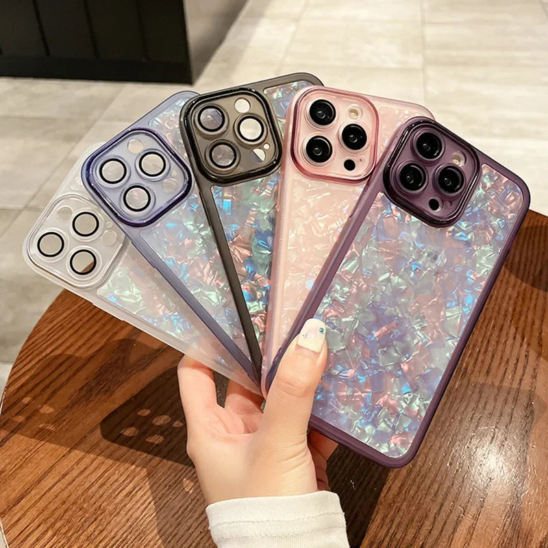 Comes With Lens Film Shell Pattern Phone Case For iPhone 15 Pro Max 14 13 12 11 Xr Xs 7 8 Plus SE2/SE3 TPU Soft Back Cover
Comes With Lens Film Shell Pattern Phone Case For iPhone 15 Pro Max 14 13 12 11 Xr Xs 7 8 Plus SE2/SE3 TPU Soft Back Cover