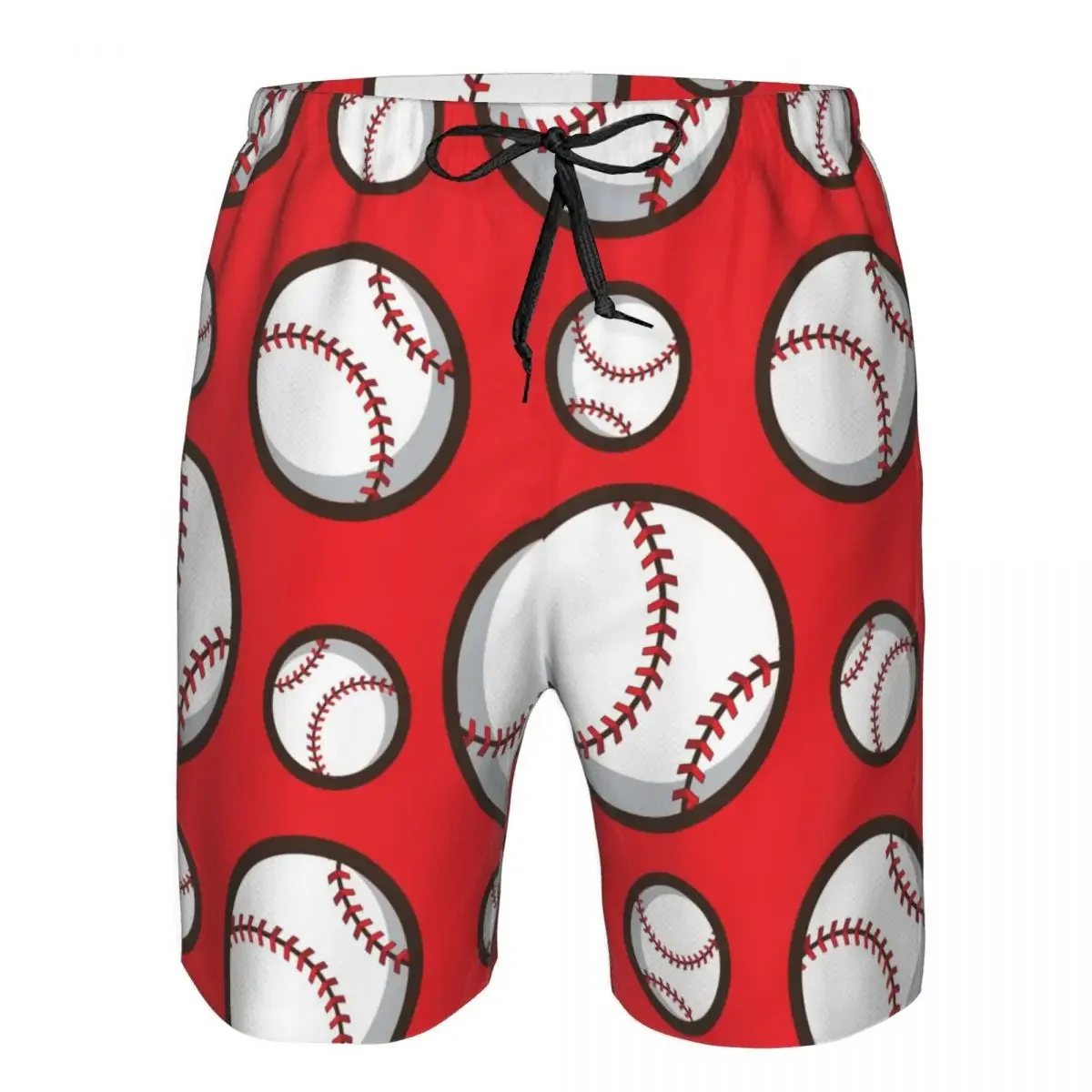 Quick Dry Summer Mens Swimwear Beach Board Short Briefs For Man Baseball Red Pattern Swimming Trunk Beachwear
Quick Dry Summer Mens Swimwear Beach Board Short Briefs For Man Baseball Red Pattern Swimming Trunk Beachwear