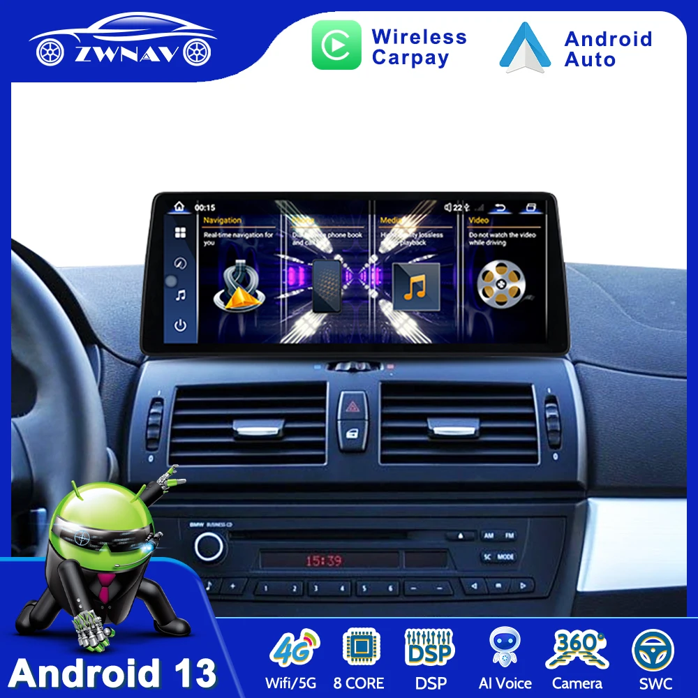 12.9 Inch Ultra Dual BT For BMW X3 E83 2005-2010 Android 13.0 Car GPS Navigation Auto Radio Head Unit Carplay Multimedia Player
12.9 Inch Ultra Dual BT For BMW X3 E83 2005-2010 Android 13.0 Car GPS Navigation Auto Radio Head Unit Carplay Multimedia Player