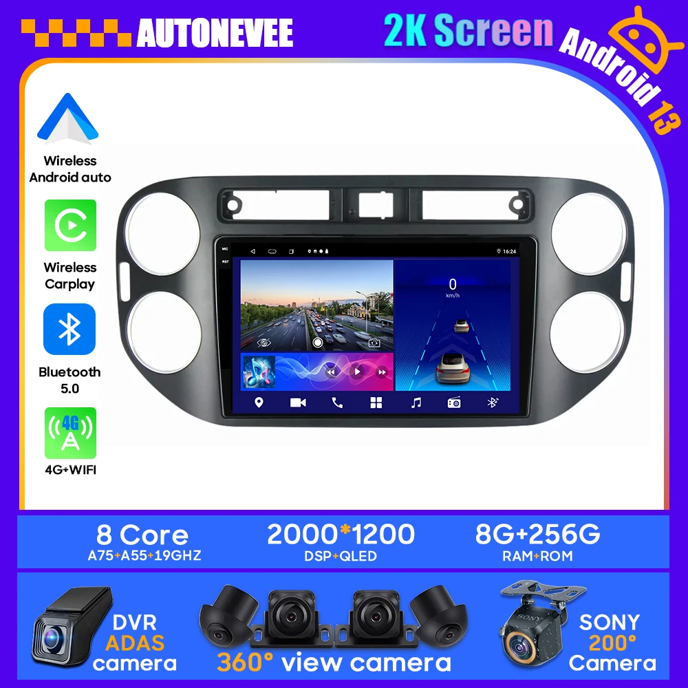 Android Car For VW Volkswagen Tiguan 1 NF 2006 2008 - 2016 Head Unit Stereo Radio Multimedia Video Player GPS BT Carplay No 2din
Android Car For VW Volkswagen Tiguan 1 NF 2006 2008 - 2016 Head Unit Stereo Radio Multimedia Video Player GPS BT Carplay No 2din
