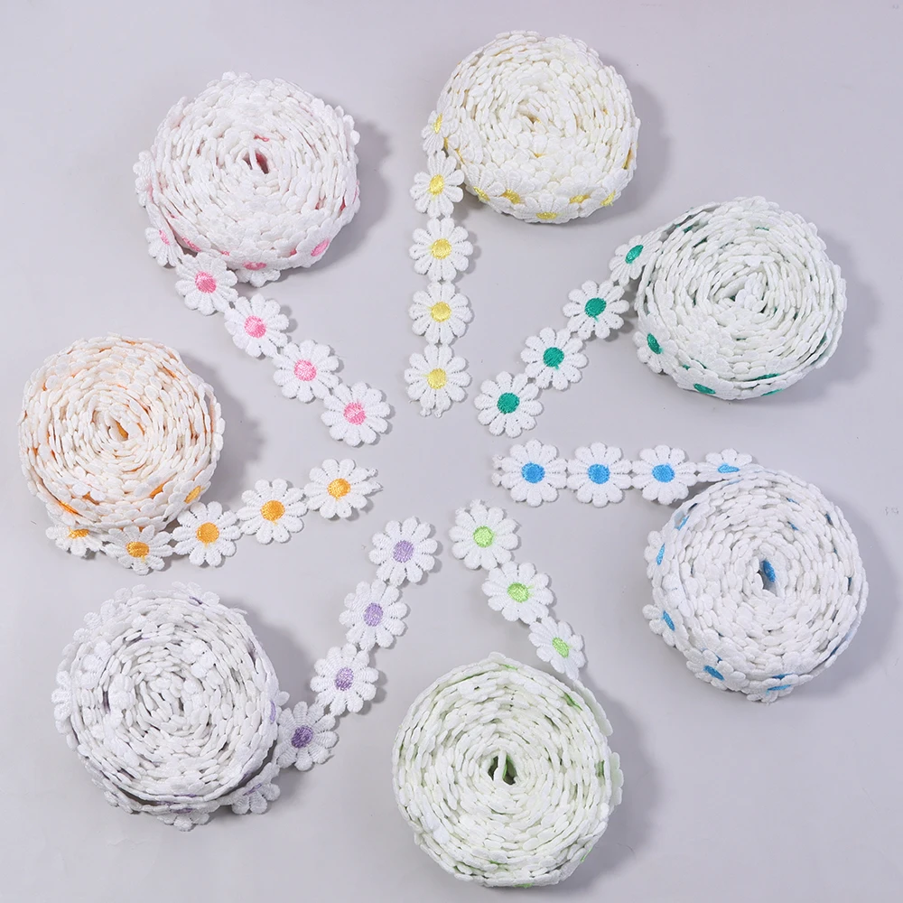 3 Yards 2.5cm Water Soluble Beautiful Embroidered Daisy Lace Polyester Fabric For Dress Collar Hats Headwear Sewing Decor
3 Yards 2.5cm Water Soluble Beautiful Embroidered Daisy Lace Polyester Fabric For Dress Collar Hats Headwear Sewing Decor