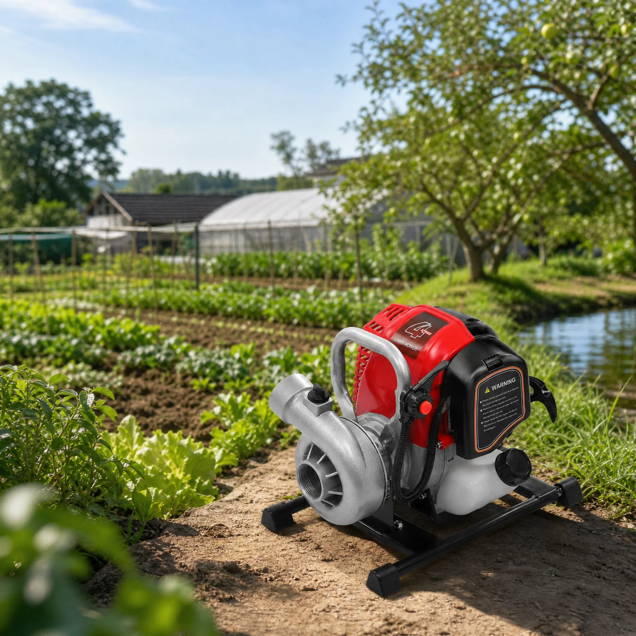 850W 6500RPM Gasoline 4-Stroke Water Pump for Farmland And Garden High Efficiency Long-Term Endurance with Shock-Absorbing Foot Pads And Heat Dissipation Holes
850W 6500RPM Gasoline 4-Stroke Water Pump for Farmland And Garden High Efficiency Long-Term Endurance with Shock-Absorbing Foot Pads And Heat Dissipation Holes