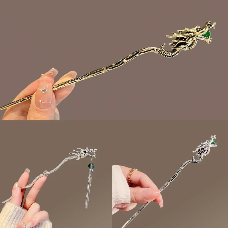 652F Dragon Hair Pins Hot Girls Taking Photo Hair Sticks Chinese Wedding Hair Pin Chignon for Woman Girls
652F Dragon Hair Pins Hot Girls Taking Photo Hair Sticks Chinese Wedding Hair Pin Chignon for Woman Girls