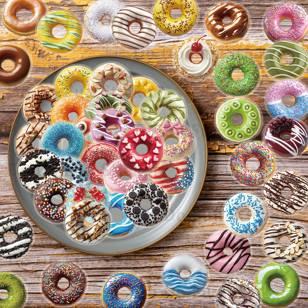 50PCS Cartoon Colorful Delicious Chocolate Donut PET Stickers Food DIY Laptop Water Cup Stationery Box Guitar Scrapbook Sticker
50PCS Cartoon Colorful Delicious Chocolate Donut PET Stickers Food DIY Laptop Water Cup Stationery Box Guitar Scrapbook Sticker
